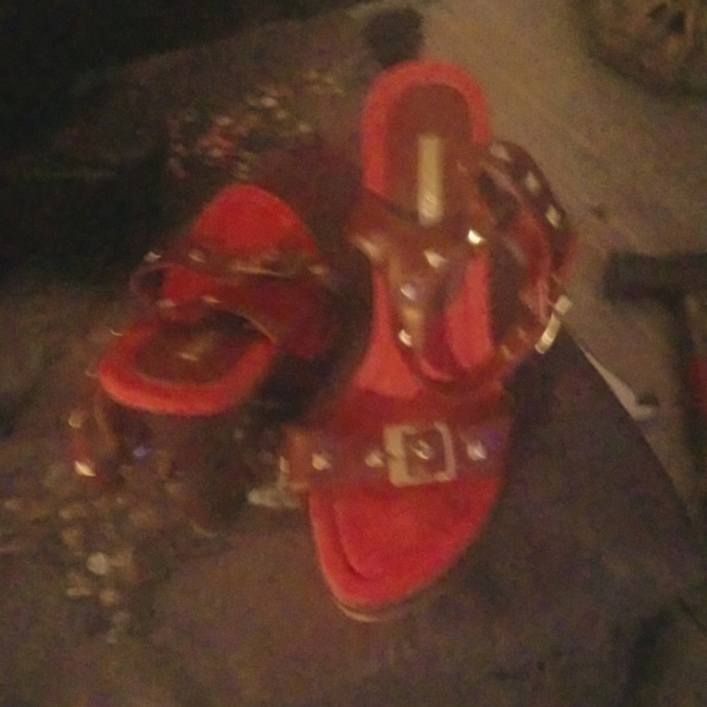 Studded heels